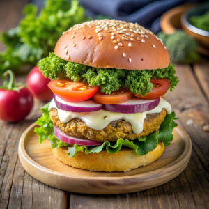 Veg Patty Cheese Burger